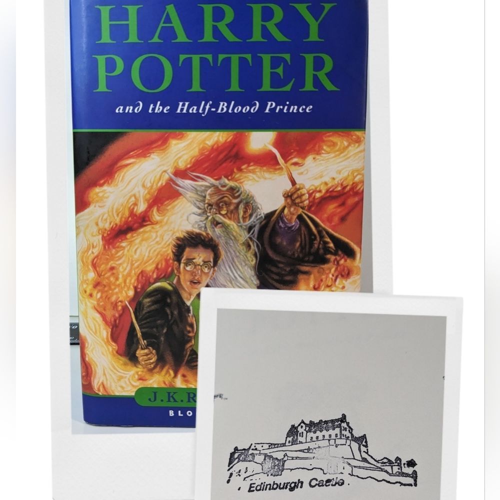 Harry Potter and The Half Blood Prince First Edition Edinburgh Castle st…